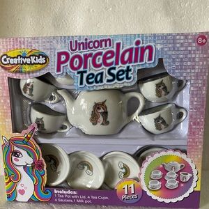 Porcelain  tea 🫖 sets 🦄 creative kids